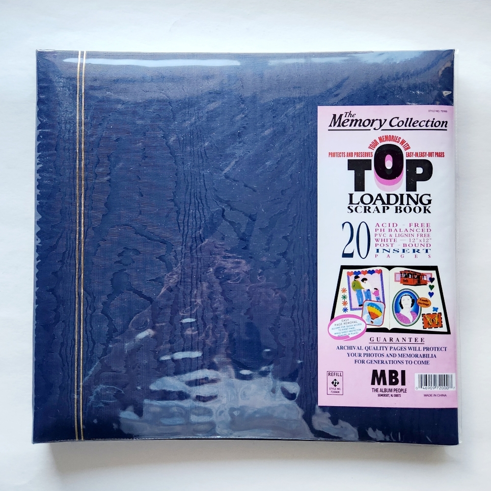 New The Memory Collection Top Loading Scrapbook Memory Album